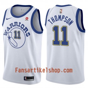 NBA Golden State Warriors Trikot Klay Thompson 11 Nike 2017-18 Hardwood Classics Weiß Swingman - Herren